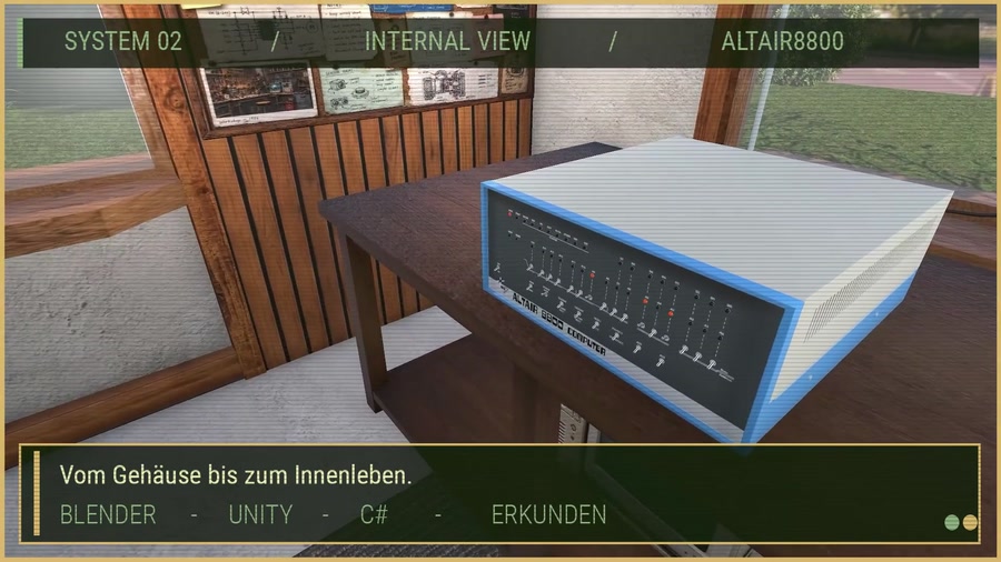 Innenleben des Altair 8800 mit Platinen und Gehäuse